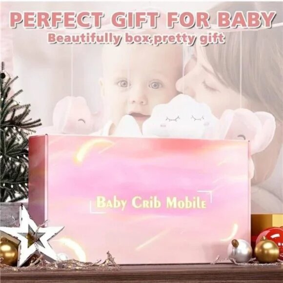 Crib Mobile for Girls with 3 Modes Music Box Turn Only, Music Only, Turn & Music - Picture 3 of 5